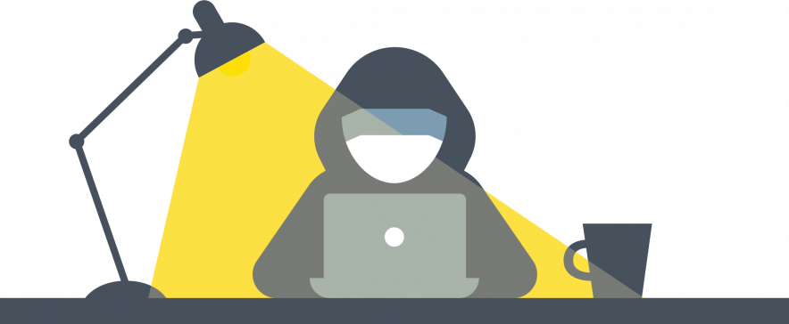 Infographic - Cybercrime_Lamp_Mannetje